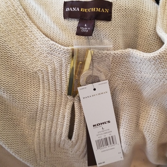 Dana Buchman Tan Sweater - Picture 5 of 5